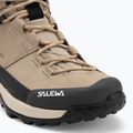 Salewa cizme de trekking pentru femei Puez Leather Mid Ptx quicksand / onyx 7