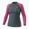 Bluză termică damă DYNAFIT Tour Light Merino magenta 4