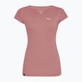 Tricou damă Salewa Puez Melange Dry desert pink melange