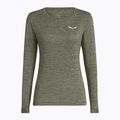 Longsleeve pentru femei Salewa Puez Melange Dry faded green melange