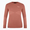 Longsleeve termoactiv pentru copii Salewa Zebru Med Warm AMR etruscan red