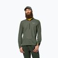 Longsleeve pentru brăbați Salewa Pedroc Dry Wind Half Zip Tee faded green