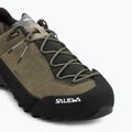 Încălțăminte de abordare pentru bărbați Salewa Wildfire Leather 2 GTX faded green/black 7