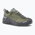 Încălțăminte de abordare pentru bărbați Salewa Wildfire Leather 2 GTX faded green/black 8