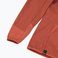 Bluză de trekking pentru femei Salewa Agner Hybrid PL/DST FZ Hoody etruscan red melange 4