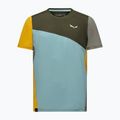 Tricou de trekking pentru bărbați Salewa Puez Sporty Dry dark olive/multi
