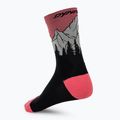 Șosete DYNAFIT Traverse Crew black out ultra coral/6a10 2