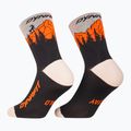Șosete de schi DYNAFIT Traverse Mid black out ultra orange/4220