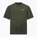Tricou pentru bărbați Salewa Pedroc Dry Hyb dark olive
