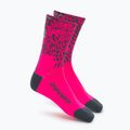 Șosete DYNAFIT Run Wild Crew pink glo