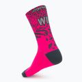 Șosete DYNAFIT Run Wild Crew pink glo 2