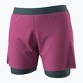 Pantaloni scurți de alergare pentru femei DYNAFIT Alpine Pro 2/1 magenta 6