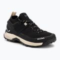 Încălțăminte de trekking pentru femei Salewa Puez 2 Knit Powertex black/black
