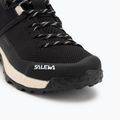 Încălțăminte de trekking pentru femei Salewa Puez 2 Knit Powertex black/black 7