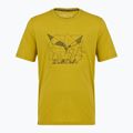 Tricou pentru bărbați Salewa Eagle Geometric olive oil