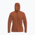 Bluză de trekking pentru bărbați Salewa Puez Rocca Polarlite Hood Bombay Brown