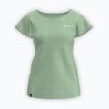 Tricou de trekking pentru femei Salewa Puez Melange Dry pastel green melange