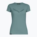 Tricou pentru femei Salewa Solid Dry willow