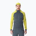 Hanorac de schi tură pentru bărbați DYNAFIT Radical Polartec cu glugă lime auriu/0720