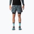 Pantaloni scurți de alergare pentru bărbați DYNAFIT Trail Reflective 2in1 cinder