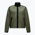 Bluză fleece pentru femei Salewa Fanes Full Zip Faded Green