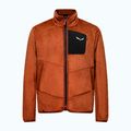 Bluză de trekking pentru bărbați Salewa Puez Warm Full Zip bombay brown