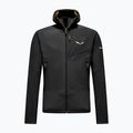 Bluză fleece pentru bărbați Salewa Ortles Fleece Pro Hooded Black Out