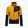 Bluză fleece pentru bărbați Salewa Ortles Fleece Pro Hooded Gold/0910