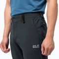 Pantaloni bărbătești softshell Jack Wolfskin Activate Light gri închis 1503772 3