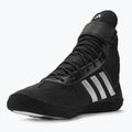 Încălțăminte de box pentru bărbați adidas Combat Speed.5 black/silver BA8007 8