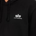 Hanorac pentru bărbați Alpha Industries Basic Small Logo Hoodie black 6