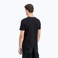 Tricou pentru bărbați Alpha Industries Basic Small Logo black/neon orange 3