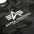 Tricou polo  pentru bărbați  Alpha Industries Basic Camo black camo 3
