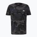 Tricou pentru bărbați  Alpha Industries Basic Small Logo Camo black camo 4