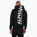 Bluză pentru bărbați Alpha Industries Back Print Zip black 3