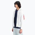 Bluză pentru bărbați Alpha Industries Back Print Zip white 4