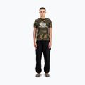 Tricou polo  pentru bărbați  Alpha Industries Basic Camo olive camo 2
