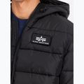 Geacă pentru bărbați Alpha Industries Hooded Puffer Faux Down black 5