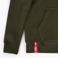 Bluză pentru bărbați Alpha Industries Basic Zip SL dark olive 3