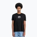 Tricou pentru bărbați  Alpha Industries Basic Mid Logo black