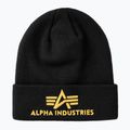 Căciulă Alpha Industries 3D black/yellow gold