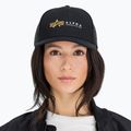 Șapcă pentru bărbați Alpha Industries Label Trucker black 3