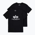 Tricouri pentru bărbați Alpha Industries Basic T (2 buc.) black 7