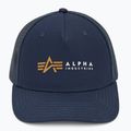 Șapcă pentru bărbați Alpha Industries Label Trucker rep.blue 2
