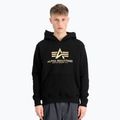 Bluză pentru bărbați Alpha Industries Basic Carbon Hoody black/gold