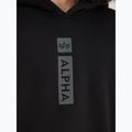 Bluză pentru bărbați Alpha Industries Puff Print Hoodie black 5