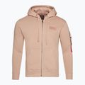 Bluză pentru bărbați Alpha Industries Back Print Zip dusty coral