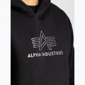 Bluză pentru bărbați Alpha Industries Basic Hoodie TPU black/chrome 5