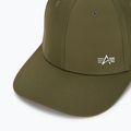 Șapcă pentru bărbați Alpha Industries Metal Label dark olive 3