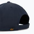 Șapcă pentru bărbați Alpha Industries Metal Label rep blue/chrome 4